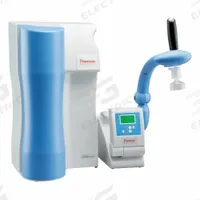 THERMO SCIENTIFIC Water Purification System: Type I Water, 2 lpm Flow Rate, 18.2 Mohm.cm at 25°C (MPN 50136151). Key specifications — Manufacturer Part Number: 50136151; Brand: THERMO SCIENTIFIC; Product Type: Water Purification System; Purified Water Type: Type I Water; Feed Connection: 3/4" NPT; Feed Water Monitoring: Yes; Feed Source: Prefiltered Water; Impurities Removed: Particles.