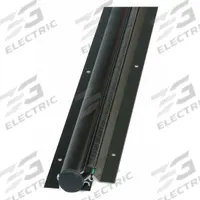 NATIONAL GUARD Door Finger Guard: 76 in Lg, 1 7/8 in Wd, Black, Black (MPN 2248DKB-76). Key specifications — Brand: NATIONAL GUARD.