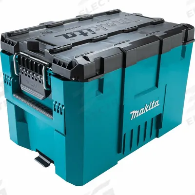 MAKITA Extension Tool Box: Teal, Latch - Hand and Power Tools