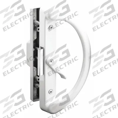 PRIME-LINE Sliding Door Lock: 8 1/4 in Lg, 2 in Wd - Recessed Handles for Sliding Doors