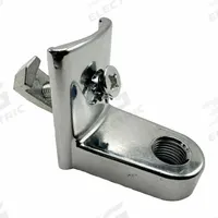HADRIAN Hinge Assembly: Chrome Zamac, Chrome-Plated, 1 7/8 in Overall Ht, 1 1/4 in Overall Wd (MPN 601300). Key specifications — Compatible Partition Material: Metal; Material: Chrome Zamac; Finish: Chrome-Plated; Component Type: Hinge Assembly; Brand: HADRIAN.