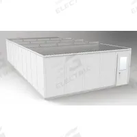 PORTA-FAB Modular In-Plant Office: 40 ft x 20 ft x 8 ft, 4 Walls, Vinyl-Covered Drywall, Gray (MPN GV2040G). Key specifications — Brand: PORTA-FAB; Sound Transmission Coefficient: STC 31; Frame Material: Steel.