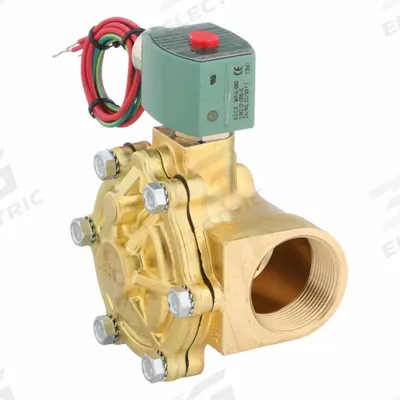 REDHAT Solenoid Valve: 2-Way, Normally Closed, 1 1/2 in Pipe Size, 24V AC, Watertight - 2-Way/2-Position, Normally Closed Solenoid Valves