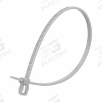 RETYZ Reusable Cable Tie: Yellow, 6 in Lg, Max. 38 mm Bundle Dia., 18 lb Rated, 100 PK (MPN VRT-S06YW-TA). Key specifications — Outdoor Use: No; Color: Yellow; Brand: RETYZ; Pack: Large Pack.