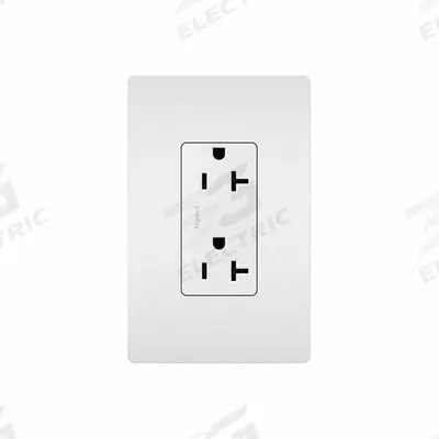 PASS & SEYMOUR Duplex Receptacle: Duplex, 5-20, White, 125V AC, 20 A - General Purpose Receptacles
