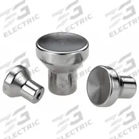 KIPP Hand Knob: Pull, Stainless Steel, #2-56 Thread, 4 mm Thread Lg, 14 mm Dia (MPN K0250.9AC). Key specifications — Brand: KIPP.