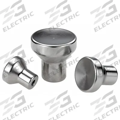 KIPP Hand Knob: Pull, Stainless Steel, #2-56 Thread, 4 mm Thread Lg - Corrosion-Resistant Pull Knobs with Threaded Hole