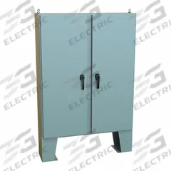 HAMMOND Electrical Enclosure: Steel, 60 in x 48 in x 11 in, NEMA 12/13/3R/4, w/Panel, Solid Cover (MPN HN4FM604810). Key specifications — Closure Method: Handle; Brand: HAMMOND; Knockouts: Not Included.