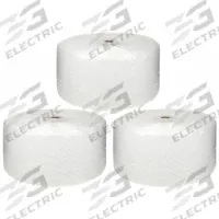 APPROVED VENDOR Bubble Rolls: 1/2 in Bubble Size, 16 in Roll Wd, 250 ft Roll Lg, Clear, 3 PK (MPN 5VET1). Key specifications — Perforation: Perforated; Color: Clear; Brand: APPROVED VENDOR.