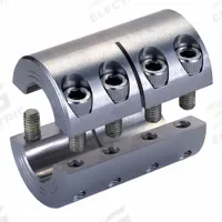 RULAND MANUFACTURING Rigid Shaft Coupling: 1 3/4 in Bore Dia 1, 1 3/4 in Bore Dia 2, Round, Clamp On (MPN SPX-28-28-SS). Key specifications — attr870032: Round; attr870041: No; attr870034: RULAND MANUFACTURING; attr870070: Inch; attr925532: Same Bore Dimensions.