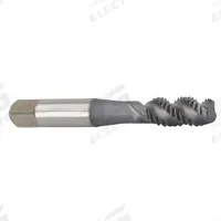 WIDIA GTD Spiral Flute Tap: #10-32 UNF, H5 / 3B, 3 Flute, Semi-Bottoming Chamfer, TiCN Coated Cobalt (MPN VTSFT-TC5035)