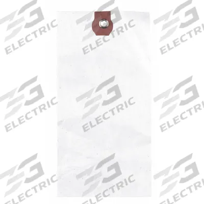 APPROVED VENDOR Shipping Tag: #1, 2 3/4 in Tag Ht, 1 3/8 in Tag Wd, White, Paper, Pre-Wired Tag - Colored Tyvek Shipping Tags