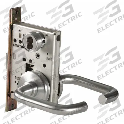 BEST Door Lockset: Storeroom Lever Locksets, Chrome, ADA Compliant