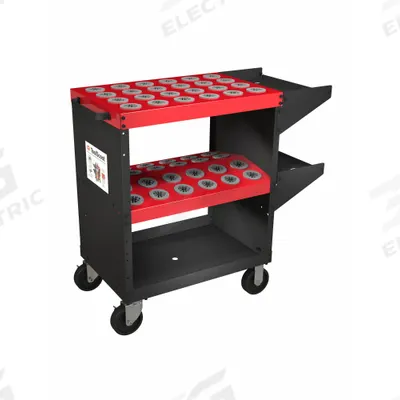 HUOT Tool Holder Cart: For CAPTO (C4) Taper - Standard CNC Toolholder Carts