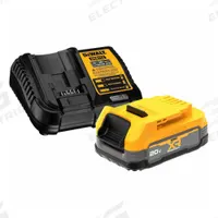 DEWALT Battery Kit: 20V MAX*, 1.7 Ah, Battery Included, Charger Included, 20V DC (MPN DCBP034C). Key specifications — attr1278107: Not Oil-Resistant.