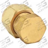 PARKER Compression Fitting Plug: 3/8 in OD Size, Compression, Brass, 9/16"-20 Thread Size (MPN 6BLEN6-B). Key specifications — Compatible Fitting Brands: Parker; Brand: PARKER; Series: A-LOK(R).