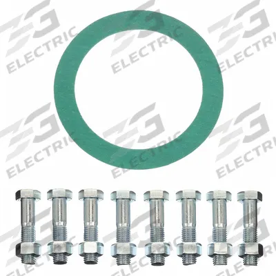 APPROVED VENDOR Ring Flange Gasket: Class 150, Aramid, Buna-N Binder, For 8 in Pipe - Aramid/Buna-N Ring Gaskets with Flange Bolts