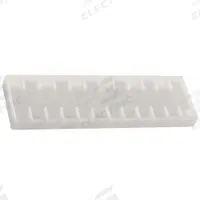 Tube Rack: 2 in Overall Wd, 1/2 in Overall Ht, 6 in Overall Lg, LDPE, White, (12) Cuvettes (MPN 202215). Key specifications — Material: LDPE; Color: White; Product Type: Cuvette Rack; Total Holding Capacity: (12) Cuvettes; Brand: DYNALON.
