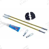 IDEAL Fiberglass Fish Tape Repair Kit: 24 AWG – 10 AWG, 31-156, Steel, 24 AWG Min Wire Capacity (MPN 31-164). Key specifications — attr424173: IDEAL; attr511262: Steel; attr511258: Leader; attr511254: 3/16 in Fiberglass Fish Tape; attr511253: 31-156; attr511260: Die Set; attr511266: Fish Tape.