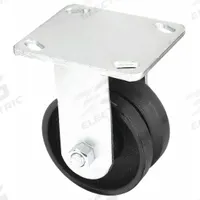 APPROVED VENDOR Plate Caster: Rigid, Iron, 5 in Wheel Dia, 2 in Wheel Wd, 6 1/2 in Mounting Ht (MPN 1NWC5). Key specifications — attr1100373: APPROVED VENDOR.
