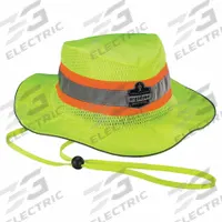 CHILL-ITS BY ERGODYNE Ranger Hat: Lime, 2XL/3XL, Ranger Hat, Cooling, Microfiber/Polyester (MPN 8935MF). Key specifications — Maximum Cooling Time: Up to 2 hrs; Adjustment Type: Cinch Cord; Pattern: Solid; Color: Lime; Hat Style: Ranger; Cooling: Yes; Material: Polyester; Cooling Method: Evaporative - Soak.