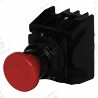 EATON Hazardous Location Push Button: 30 mm, Metallic, Mushroom Head Profile, 2NO/2NC (MPN E34EX711R). Key specifications — Manufacturer Part Number: E34EX711R; Product Type: Push Button Operators; Series: E34; Brand: EATON; AC Contact Rating: 10 A @ 600 V; Action: Momentary; DC Contact Rating: 2.5 A @ 250 V; Operator Illumination: Non-Illuminated.