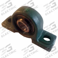 NTN Pillow Block Bearing: 1 3/4 in Bore, Cast Iron, Eccentric Collar, 2 1/16 in Shaft Ht, 3,500 RPM (MPN UELPL209-112D1W3). Key specifications — Brand: NTN; Maximum Speed: 3,500 RPM; Mounting Bolt Size: 1/2 in; System of Measurement: Inch.