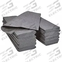 PIG Sorbent Pad: 85 1/4 oz Volume Absorbed Per Pad, 30 in x 30 in Pad Size (L x W), Gray, Bag, 50 PK (MPN MAT216). Key specifications — Brand: PIG; Perforated: Perforated; Material: Polypropylene.