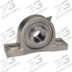 IPTCI BEARINGS Pillow Block Bearing: 20 mm Bore, SS, Set Screws, 33.3 mm Shaft Ht, 127 mm Overall Lg (MPN SUCSP204-20MM IP69K). Key specifications — Brand: IPTCI BEARINGS; Maximum Speed: 6,500 RPM Grease; Mounting Bolt Size: M10; Standards: AFBMA; System of Measurement: Metric.