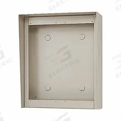 AIPHONE Hooded Surface Mount Box: Hooded Surface Mount Box, GT-102HB. Key specifications — Brand: AIPHONE; Compatible Product Type: Entrance Panel; Compatible with Series: GT; Manufacturer Part Number: GT-102HB; Features: Vandal Resistant; Includes: Mounting Hardware; Product Type: Hooded Surface Mount Box.