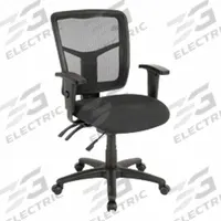 LORELL Executive Office Chair: Ergomesh, Ht, Black, Fabric & Mesh Material, 12 1/4 in Back Ht (MPN LLR86201). Key specifications — attr995518: Ergomesh; attr982877: Black; attr982913: Yes; attr982865: Black; attr982870: LORELL; attr982901: Black.