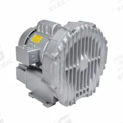 GAST Regenerative Blower: 10 hp, 125 in wc Max Op Pressure, 110 in wc Max Vacuum, 25.8-24.6/12.3 A (MPN R7100A-3). Key specifications — attr49842: Three; attr49816: GAST; attr49813: R7100A-3; attr49822: 25.8-24.6/12.3 A; attr49827: Female; attr49830: NPT; attr49833: NPT; attr49845: 208 to 230/460V AC.