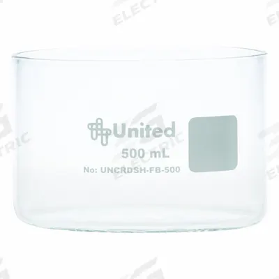 UNITED SCIENTIFIC SUPPLIES Crystallizing Dish: 110 mm Dia, 70 mm Overall Ht, No Surface Treatment - Crystallizing Dishes