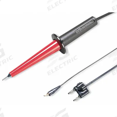 FLUKE Test Probe: CAT I 6000V, Std Probe, 14 in Lg, Black/Red - Test Probes