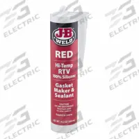 J-B WELD Gasket Sealant: HighHeat™, 10.3 fl oz, Cartridge, Red, High-Temp Resistant (MPN 31914). Key specifications — Color: Red.