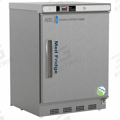 AMERICAN BIOTECH SUPPLY Pharmacy Refrigerator: 4.6 cu ft, Undercounter, 1°C to 10°C - Pharmacy & Vaccine Refrigerators