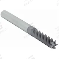 WIDIA HANITA Square End Mill: Carbide, AlTiN Coated, 5 Flute, 3/8" Mill Dia, 1-1/2" LOC, 4" OAL (MPN TM5W1S10004S)