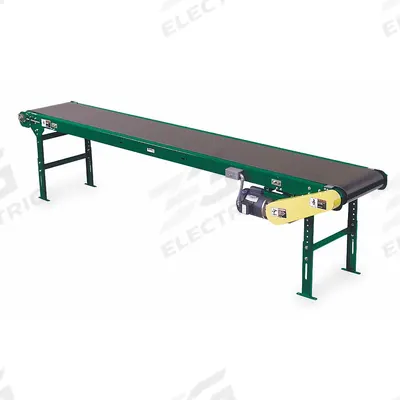ASHLAND CONVEYOR Belt Conveyor: 18 in Belt Wd, 475 lb Max Load Capacity, 110V AC, 60 fpm Speed - General Purpose Slider Bed Belt Conveyors