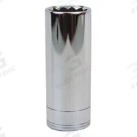 SK PROFESSIONAL TOOLS Socket: Metric, 1/2 in Drive Size, 23 mm Socket Size, 12-Point, Deep, Chrome (MPN 48023). Key specifications — attr1204417: SK PROFESSIONAL TOOLS; attr1204392: Chrome.