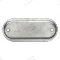 Covers for Conduit Access Fitting: Steel, Galvanized, 2 in Trade Size (MPN 670). Key specifications — Finish: Galvanized; Includes: Screws; For Use With: Hubbell Killark Threaded Rigid Conduits; Brand: HUBBELL KILLARK; Mfr. Series: Duraloy 7.
