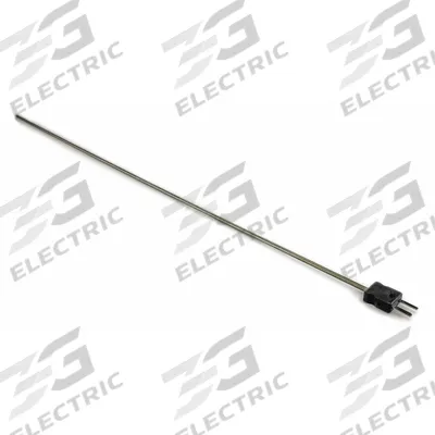 Dayton Thermocouple Probe: -346°F to 2,193°F /-210°C to 1,200°C, Type J, Rounded Tip - Thermocouples for Gas Applications