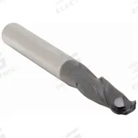 APPROVED VENDOR Ball End Mill: Carbide, AlTiN Coated, 2 Flute, 20 mm Mill Dia, 38 mm LOC, 102 mm OAL (MPN 221-001600B)
