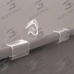 EZ CLIP BY FASTENATION Table Cloth Clips: Clear, 2 1/2 in Overall Wd, Resin (MPN EZTCC). Key specifications — Material: Resin; Brand: EZ CLIP BY FASTENATION.