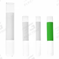 KIMBLE Culture Tube: 3 mL, Culture Tube, 10 mm Body Dia, 75 mm Overall Ht, Colorless, Round (MPN 60A10BZB). Key specifications — Graduated: No; Includes Closure: No; Body Color: Colorless; Brand: KIMBLE; Bottom Shape: Round.