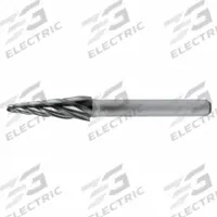 CLE-LINE Carbide Bur: Ball-Nosed Cone, SL-6, Aluminum Cut, 5/8" x 1 5/16" Head, 1/4" Shank (MPN C10063). Key specifications — Trade Number: SL-6; Brand: CLE-LINE.