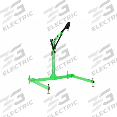 DBI-SALA Davit System Kit: Manhole Mnt, Davit System, Aluminum, 110 3/8 in Max Ht - Davit Systems