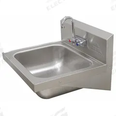 ADVANCE TABCO Hand Sink: 1 Stations, 8 in Bowl Dp, 16 in Bowl Lg, 14 in Bowl Wd, Faucet Included (MPN 7-PS-49). Key specifications — Includes Side Splash: Side Splash Not Included; Brand: ADVANCE TABCO.