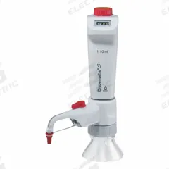 QORPAK Bottle Top Dispenser: 10 mL Volume Capacity - mL, 1 mL – 10 mL, Calibrated by User, Bottle (MPN 337175). Key specifications — Brand: QORPAK; Accuracy: Calibrated by User.