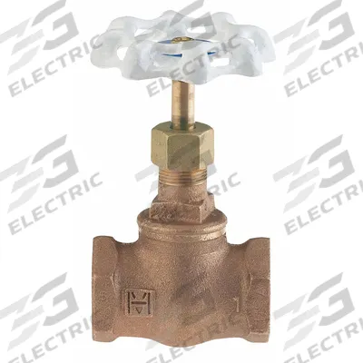 MILWAUKEE VALVE Globe Valve: For Gas/Oil/Water Media, Bronze, Z-Body, 1 in Pipe Size - Lead-Free Bronze Straight-Body General-Service Globe Valves
