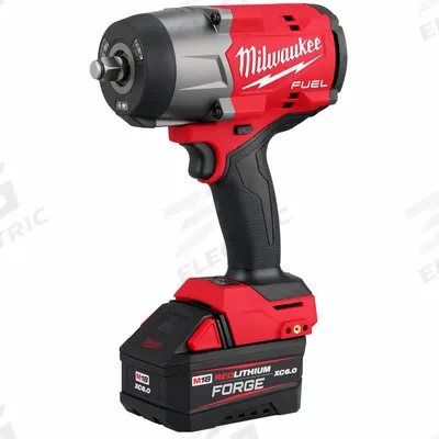 MILWAUKEE Impact Wrench Kit: 1/2 in Drive Size, 1,200 ft-lb Fastening Torque, Brushless - Milwaukee Cordless Impact Wrenches